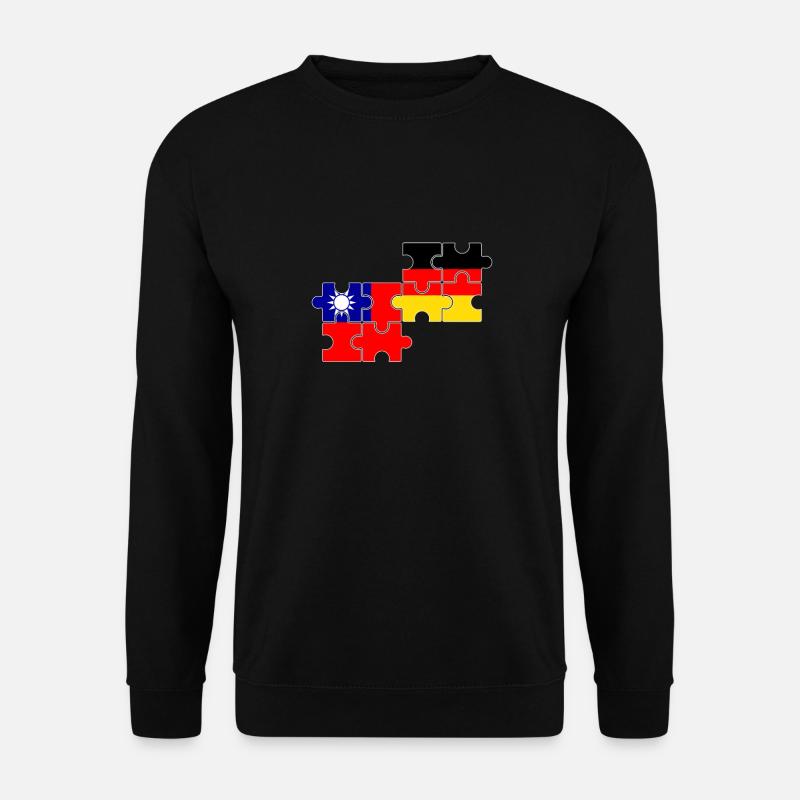 Taiwan Germany Flag German Taiwanese - Unisex Sweatshirt - black