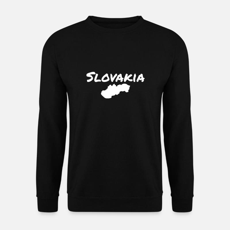Slovakia Slovak Map Slovak - Unisex Sweatshirt - black