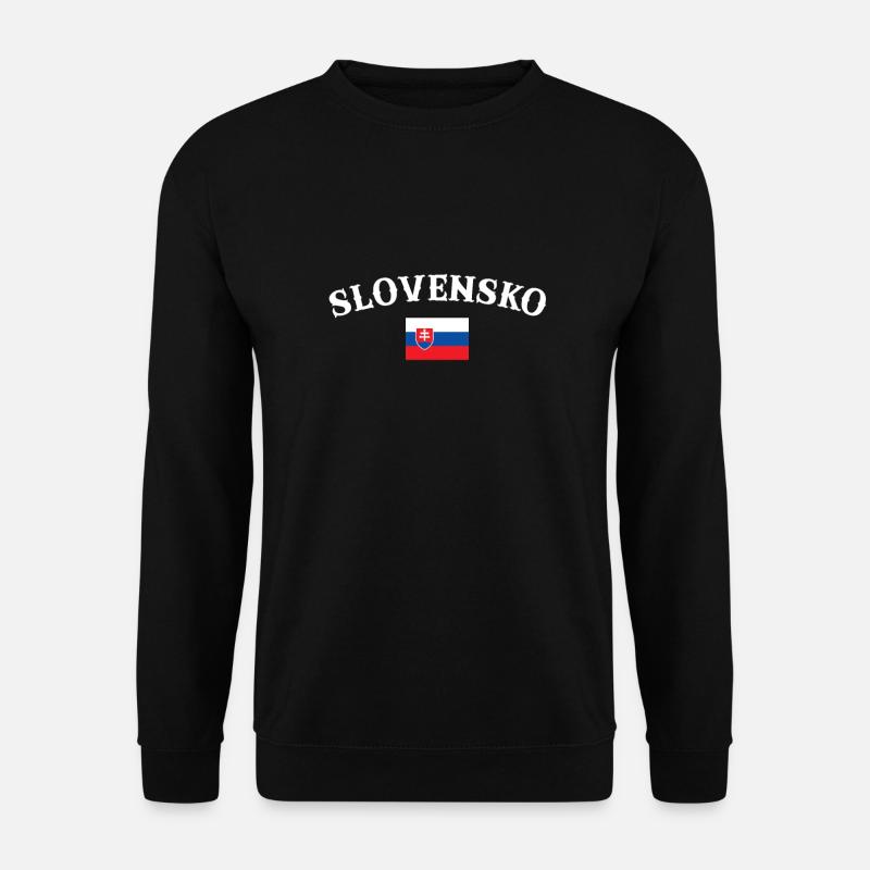 Slovensko Drapeau slovaque Slovaque - Sweat-shirt Unisexe - noir