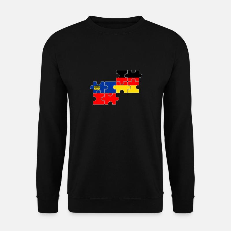Liechtenstein Germany Flag Liechtensteiner - Unisex Sweatshirt - black