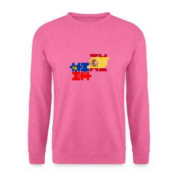 Liechtenstein Espagne Drapeau Liechtensteiner - Sweat-shirt Unisexe - rose - Devant