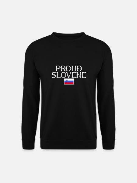 Proud Slovene Slowenien Slowenische Flagge Slowene - Unisex Pullover - Schwarz