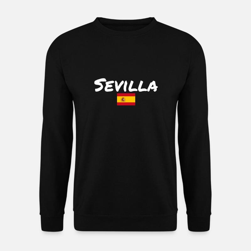 Séville, Espagne, Drapeau espagnol, Espagnols - Sweat-shirt Unisexe - noir