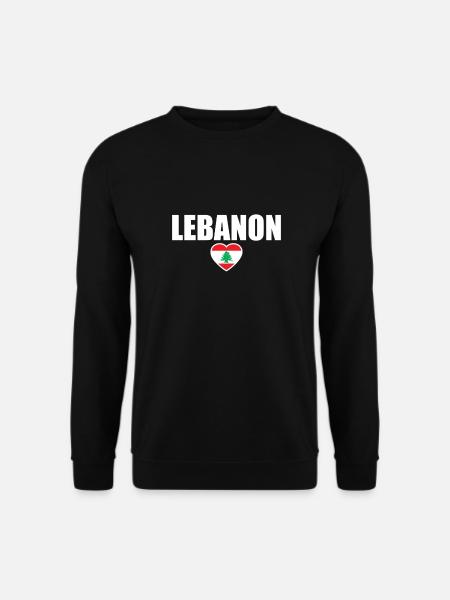 Liban Amour Drapeau Libanais Libanais - Sweat-shirt Unisexe - noir