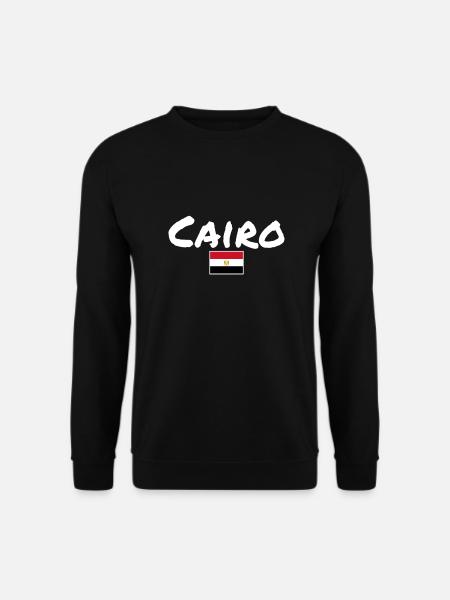 Cairo Egypt Egyptian Flag Egyptian - Unisex Sweatshirt - black