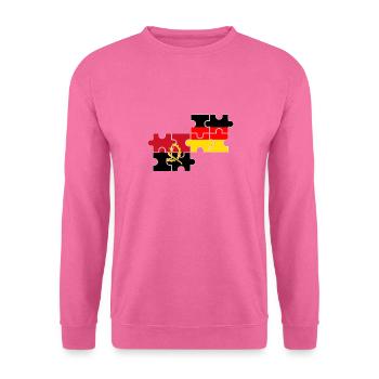 Angola Allemagne Drapeau Allemands Angolais - Sweat-shirt Unisexe - rose - Devant
