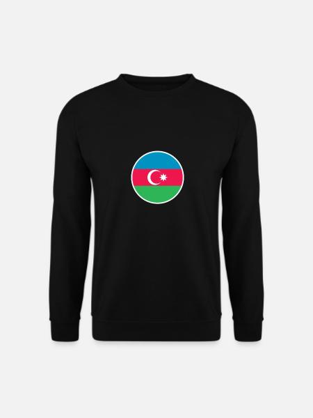 Azerbaijan Azerbaijan Flag - Unisex Sweatshirt - black