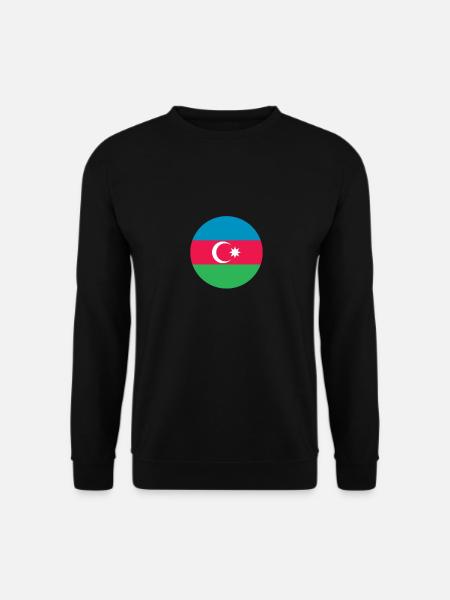 Azerbaijan Azerbaijan Flag - Unisex Sweatshirt - black