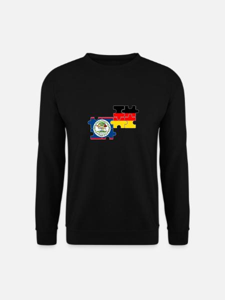 Belize Germany Flag Belizer - Unisex Sweatshirt - black