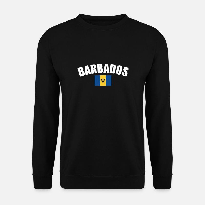 Barbade Drapeau barbadien Barbadiens - Sweat-shirt Unisexe - noir