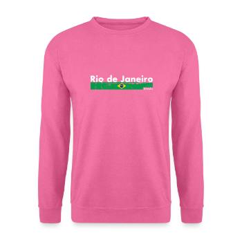 Rio de Janeiro Brésil Vintage Brasilien - Sweat-shirt Unisexe - rose - Devant
