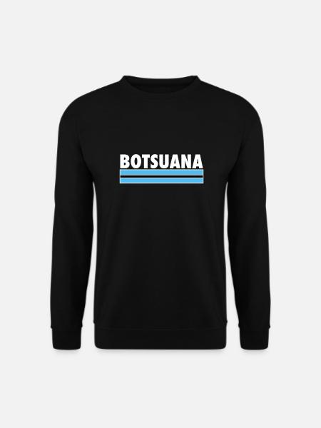 Botswana Botswana Flag of Botswana - Unisex Sweatshirt - black