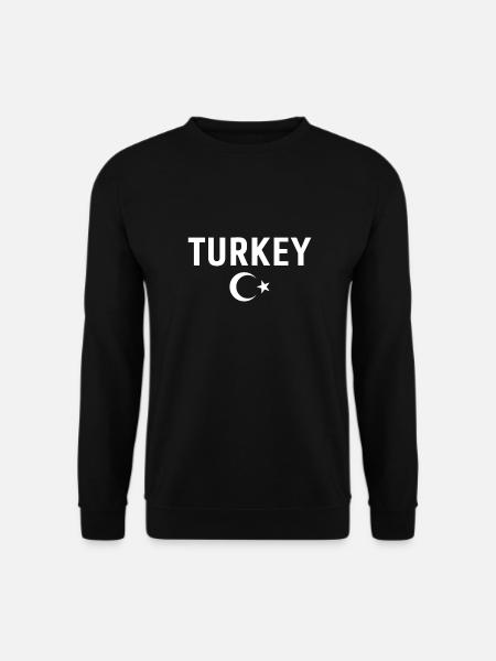 Turkey Turkey Turkish Turk - Unisex Sweatshirt - black