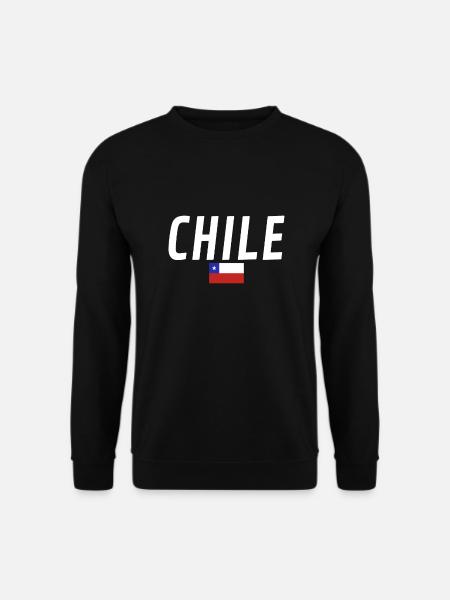 Chile Chilean flag Chilean - Unisex Sweatshirt - black