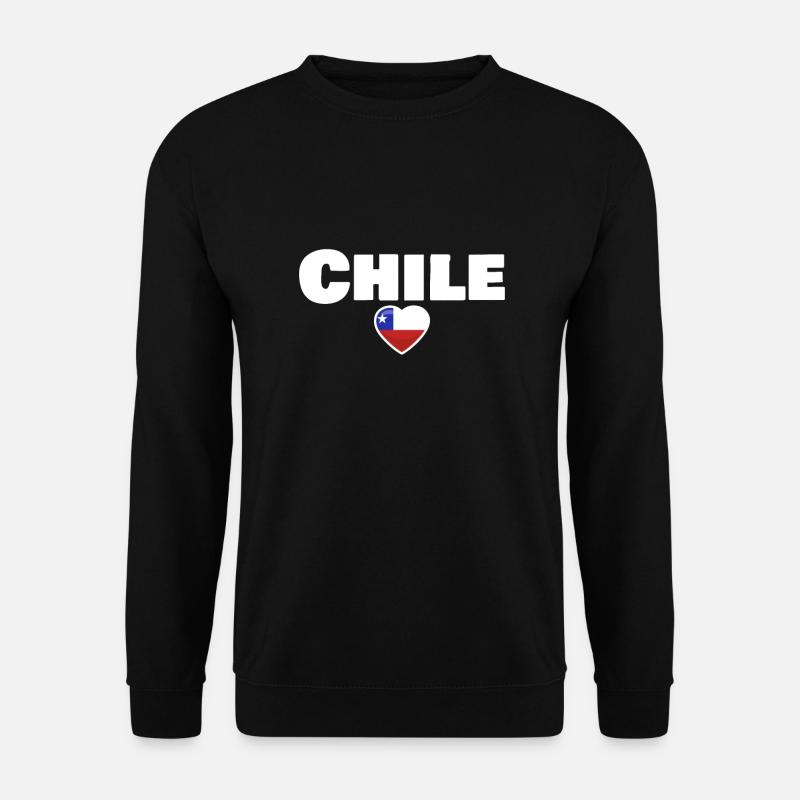 Chile Chilean flag Chilean - Unisex Sweatshirt - black