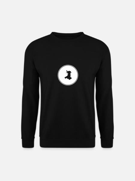 Wales Welsh map Welsh - Unisex Sweatshirt - black