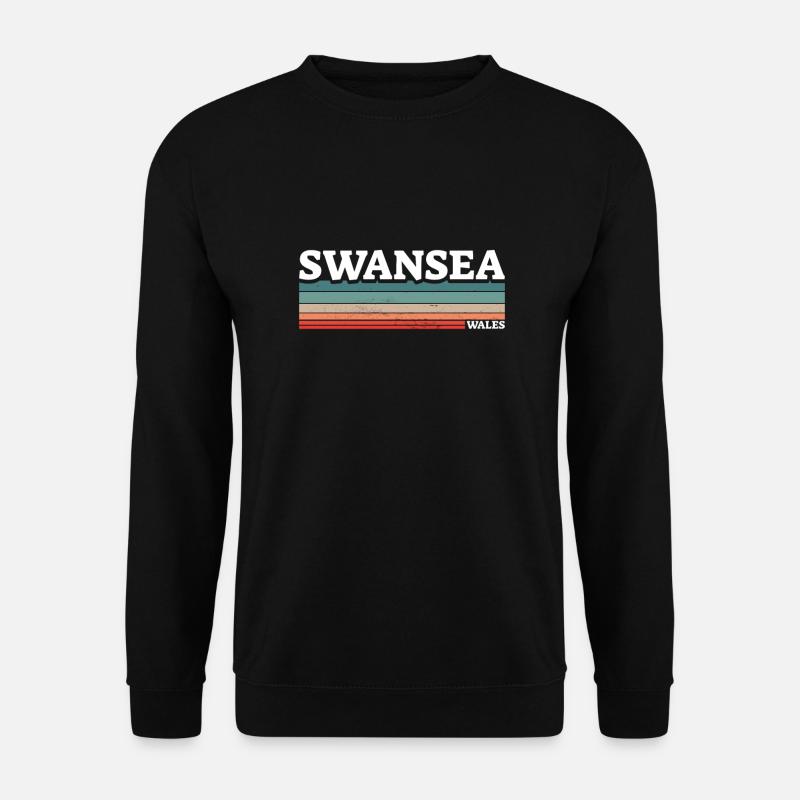 Swansea Wales Welsh - Unisex Sweatshirt - black