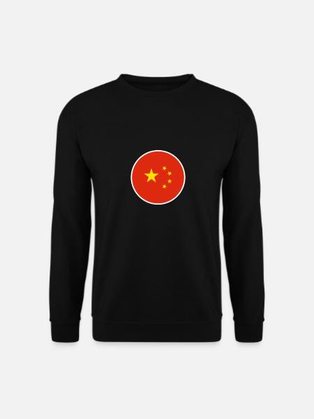 Chine Drapeau chinois Chinois - Sweat-shirt Unisexe - noir