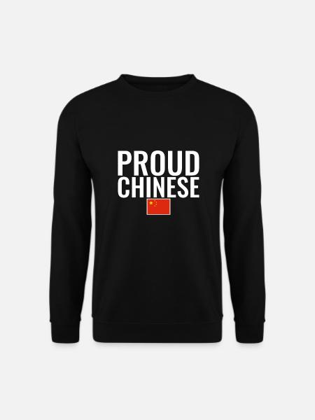 Fier drapeau chinois chinois - Sweat-shirt Unisexe - noir
