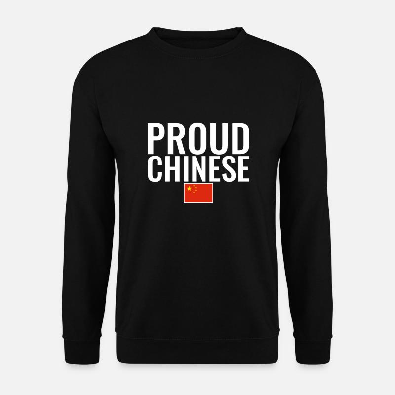 Fier drapeau chinois chinois - Sweat-shirt Unisexe - noir