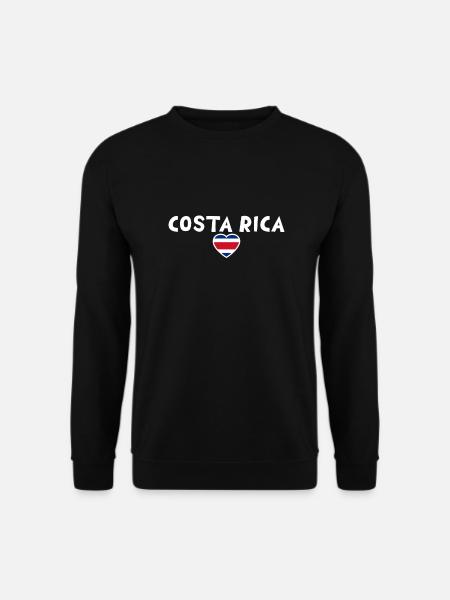 Costa Rica Drapeau du Costa Rica - Sweat-shirt Unisexe - noir