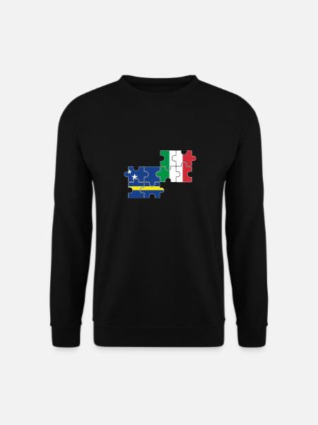 Curaçao Italy Flag - Unisex Sweatshirt - black