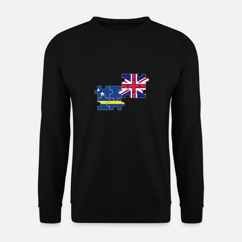 Curaçao Drapeau du Royaume-Uni - Sweat-shirt Unisexe - noir
