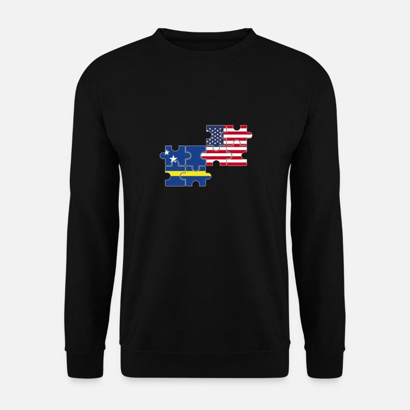 Curaçao USA Flag - Unisex Sweatshirt - black