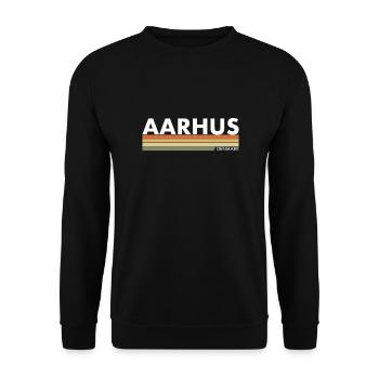 Aarhus Denmark Denmark Danish Proud Dane - Unisex Sweatshirt - black - Front - Alina (178cm) & Michal (187cm)