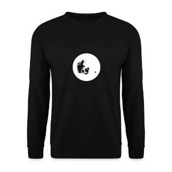 Danemark Carte Danois Fier Danois - Sweat-shirt Unisexe - noir - Devant - Alina (178cm) & Michal (187cm)