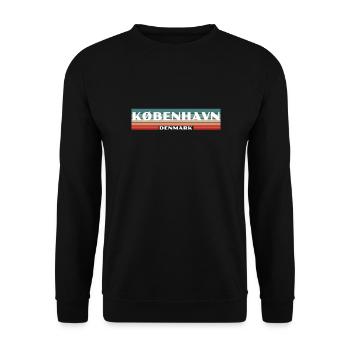 København Denmark Denmark Danish Danish - Unisex Sweatshirt - black - Front - Alina (178cm) & Michal (187cm)