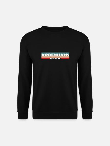 København Denmark Denmark Danish Danish - Unisex Sweatshirt - black