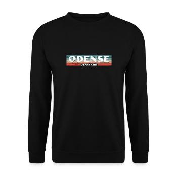 Odense Denmark Denmark Vintage Danish - Unisex Sweatshirt - black - Front - Alina (178cm) & Michal (187cm)