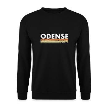 Odense Denmark Denmark Vintage Danish - Unisex Sweatshirt - black - Front - Alina (178cm) & Michal (187cm)