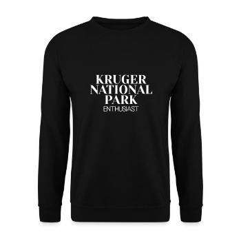 Passionnés du parc national Kruger Sud-Africains - Sweat-shirt Unisexe - noir - Devant - Alina (178cm) & Michal (187cm)