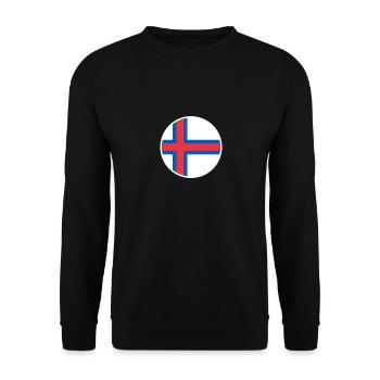 Îles Féroé Drapeau féroïen - Sweat-shirt Unisexe - noir - Devant - Alina (178cm) & Michal (187cm)