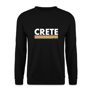 Crete Griechenland Griechische Grieche - Unisex Pullover - Schwarz - Vorne - Alina (178cm) & Michal (187cm)