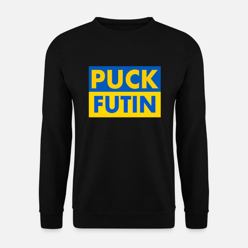 Puck futin - Unisex Pullover - Schwarz