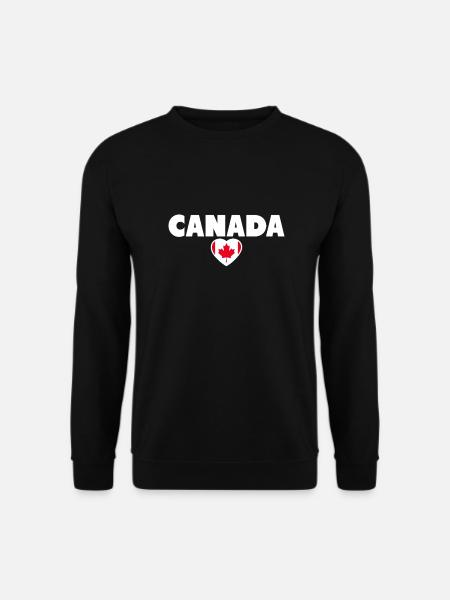 Canada Kanada Kanadische Flagge Kanadier - Unisex Pullover - Schwarz