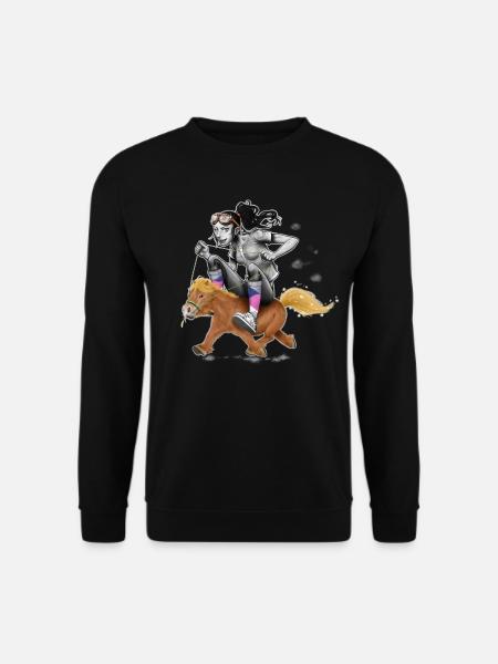 Ponymädchen V2 - 2022 - Unisex Pullover - Schwarz