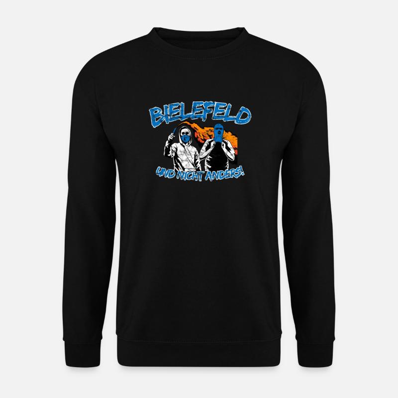 Bielefeld und nicht anders UPDATE - Unisex Pullover - Schwarz