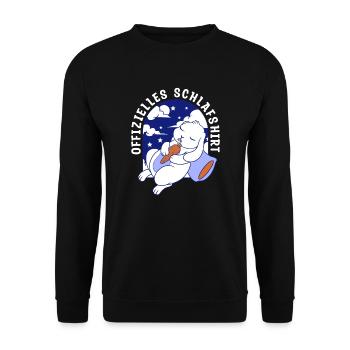 Offizielles Schlafshirt Niki - Unisex Pullover - Schwarz - Vorne - Alina (178cm) & Michal (187cm)