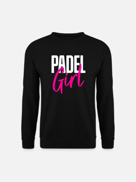 Padel Girl Padel Tennis Meisjes Padel Speler - Uniseks sweater - zwart