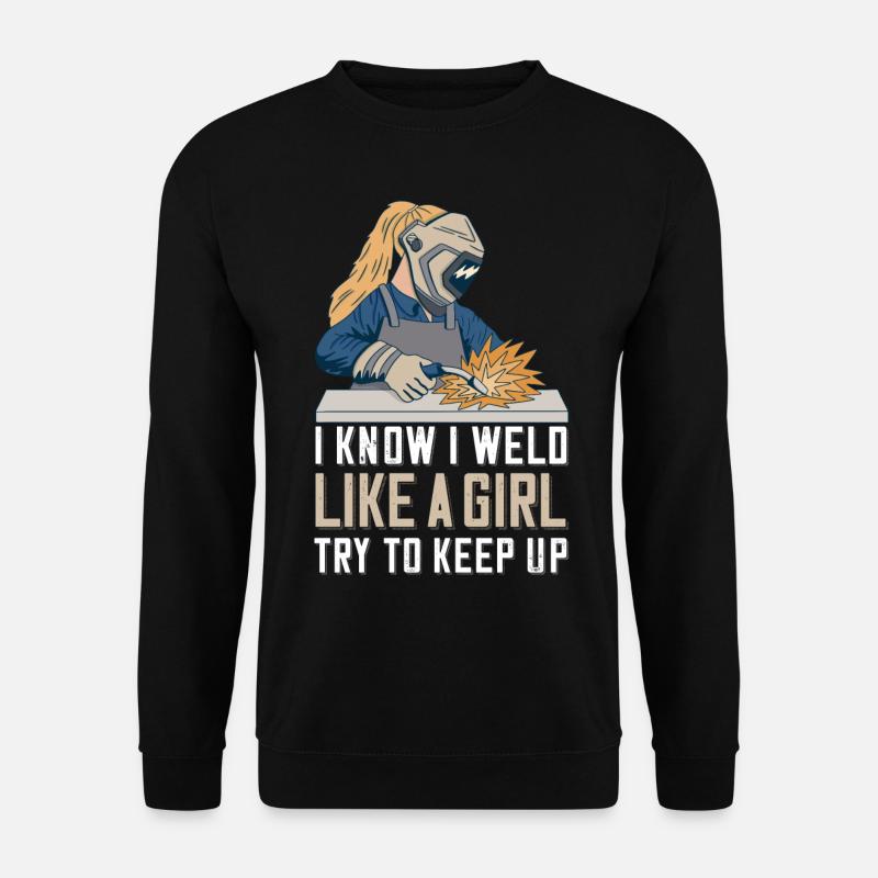 Welder Mama pour soudeurs et - Sweat-shirt Unisexe - noir