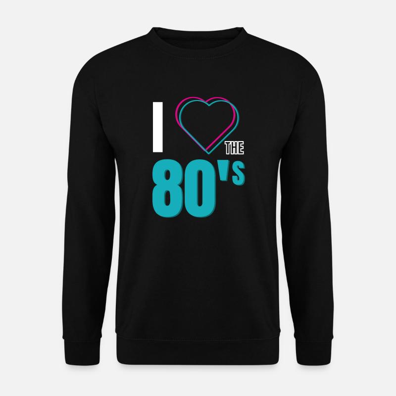 J’AIME LES ANNÉES 80 - Sweat-shirt Unisexe - noir