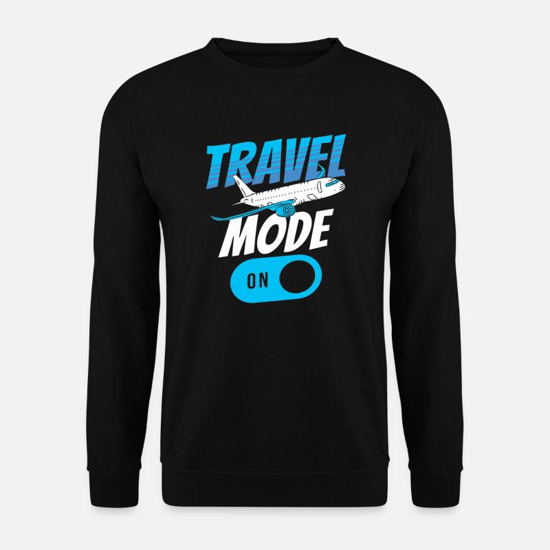 Travel mode - Unisex Sweatshirt - black