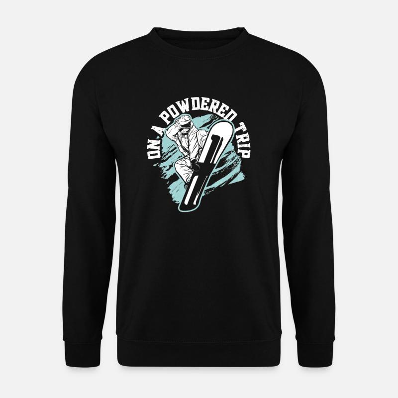 On a Powdered trip - Unisex Sweatshirt - black