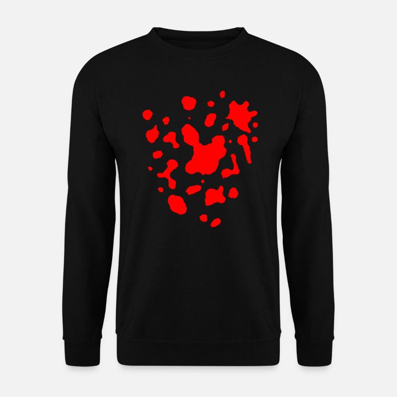 Tropfen Flecken Muster - Unisex Pullover - Schwarz