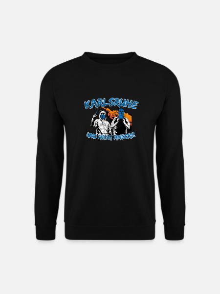 Karlsruhe und nicht anders UPDATE - Unisex Pullover - Schwarz