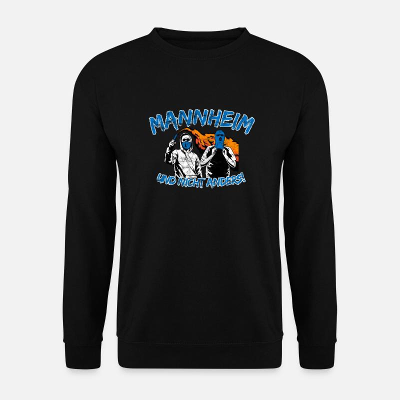 Mannheim und nicht anders UPDATE - Unisex Pullover - Schwarz